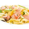 Tagliatelle al salmone e zucchine